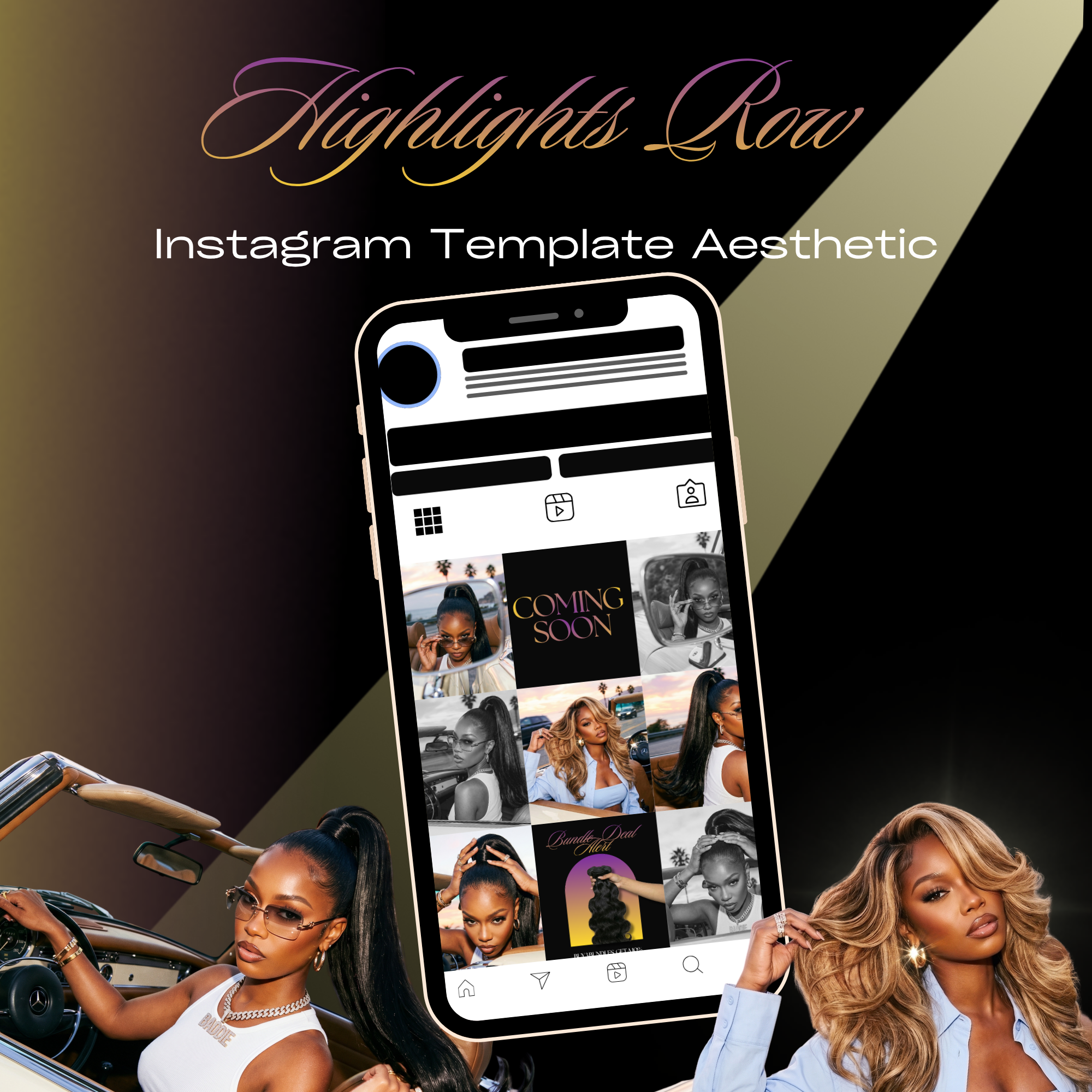 Instagram Template - Highlights Row